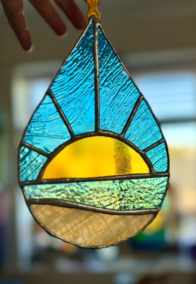 Sunshine by the Sea – Stained Glass Suncatcher Workshop