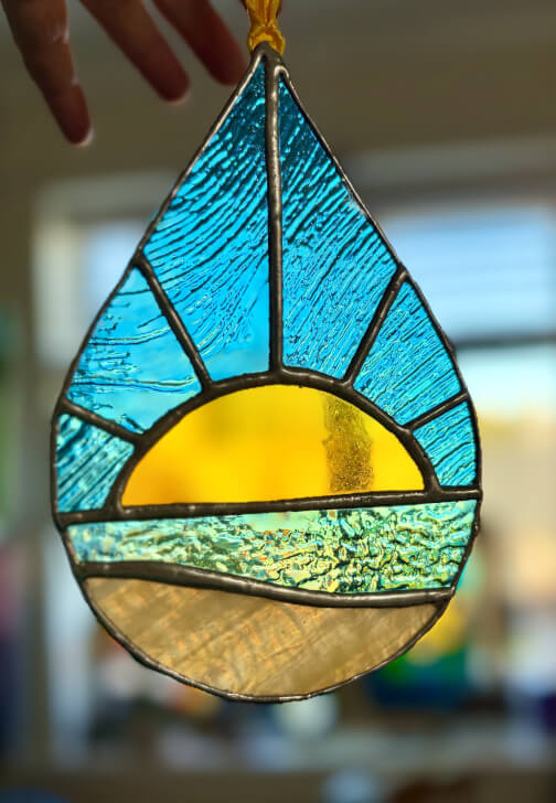 Sunshine by the Sea – Stained Glass Suncatcher Workshop