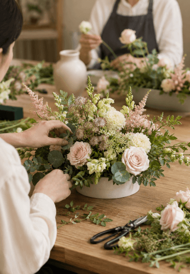 Table Flower Arrangement Workshop