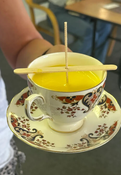Teacup Candle Workshop with Cream Tea