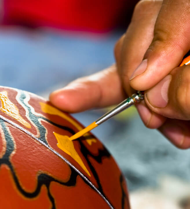 Unguided Bauble Painting Workshop