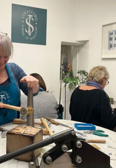 Wavy Silver Bangle Workshop