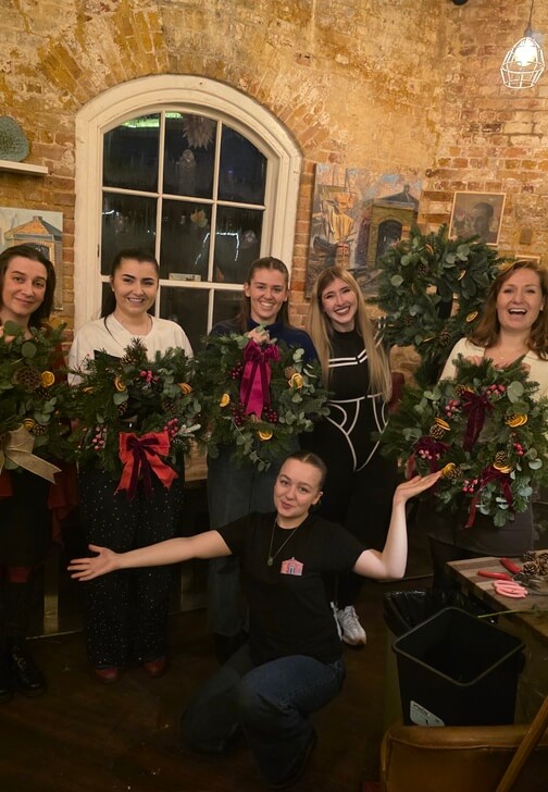 Wine and Wreath-making Workshop