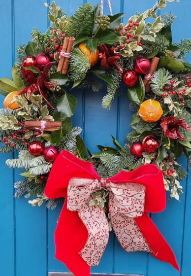 Wreath Making Workshop at H.D.F.D.P