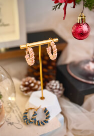 2-in-1 Christmas Workshop: Festive Centrepiece and Earring Making