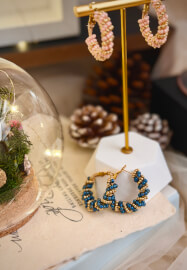 2-in-1 Christmas Workshop: Festive Centrepiece and Earring Making
