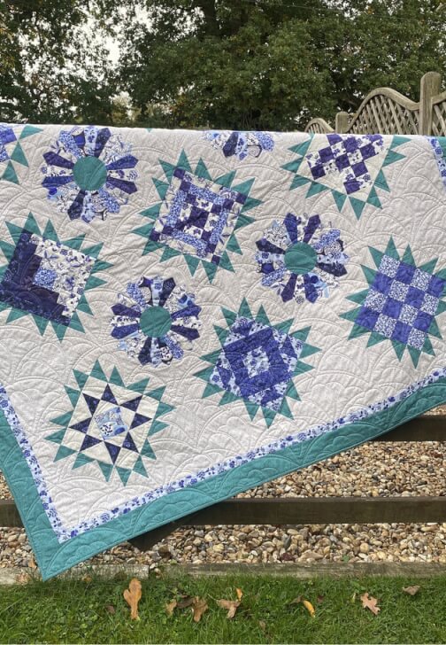 A 6-Month Block of the Month Workshop - China Blue