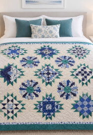 A 6-Month Block of the Month Workshop - China Blue