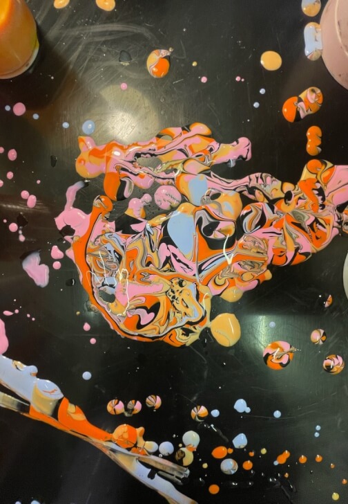 Photo from a fluid Art class in Bristol