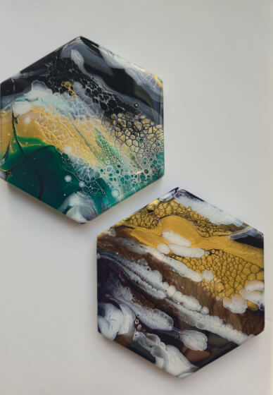 Acrylic Pouring Coaster Workshop