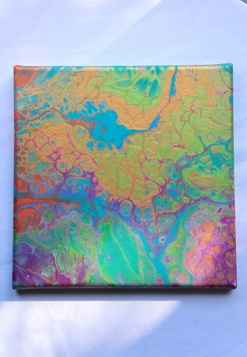 Fluid Art class in Ickenham with Kristina Cranfield Acrylic Creations
