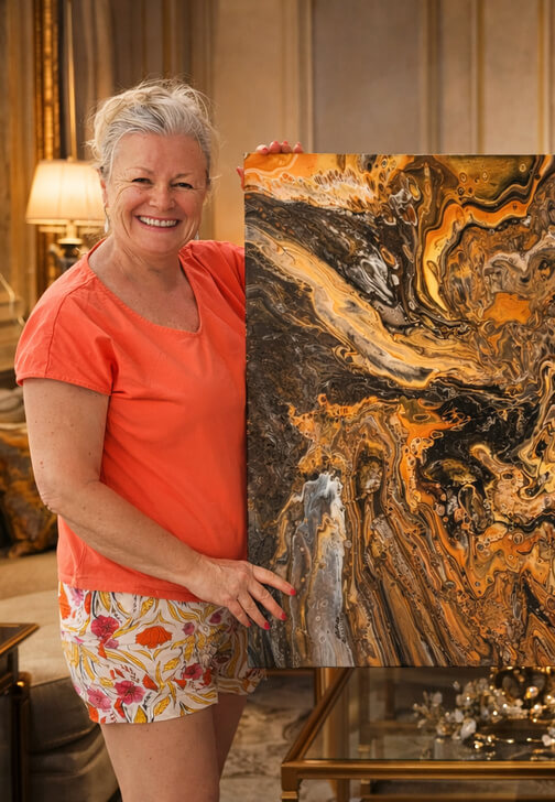 Fluid Art class in Hemel Hempstead