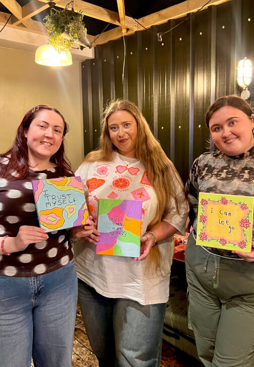 Painting class in Stalybridge with Keep It Bright