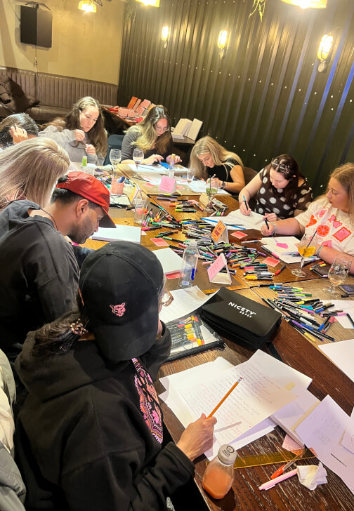 Photo from a painting class in Stalybridge