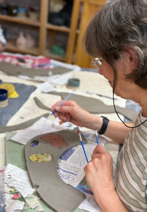 Pottery class in Newport Pagnell