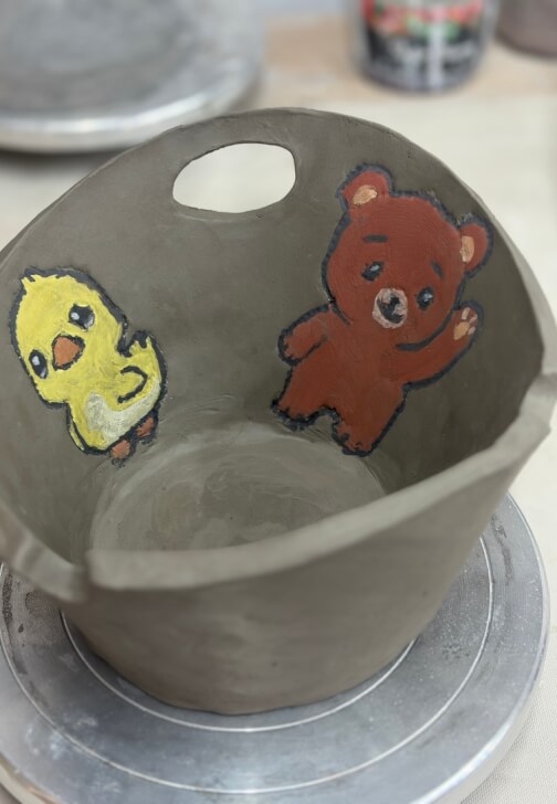 Photo from a pottery class in Newport Pagnell