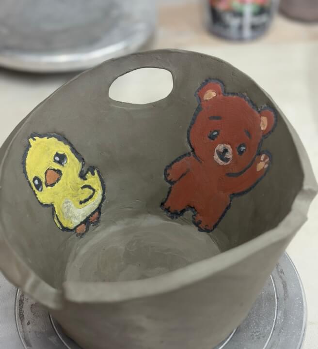 Photo from a pottery class in Newport Pagnell