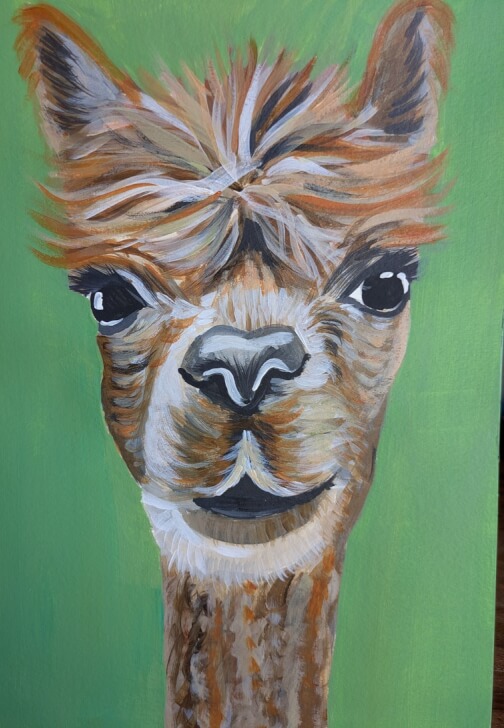 Painting class in Dalry