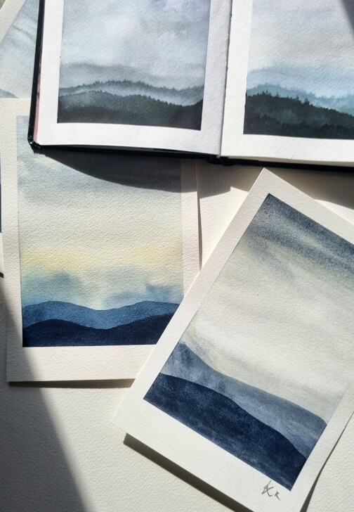 Painting class in Farnham