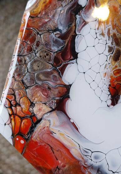 Autumn Acrylic Pouring Workshop - Golden Harvest Coasters