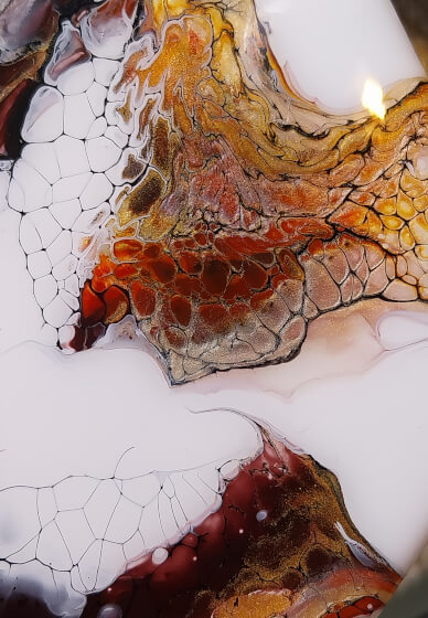 Autumn Acrylic Pouring Workshop - Golden Harvest Coasters