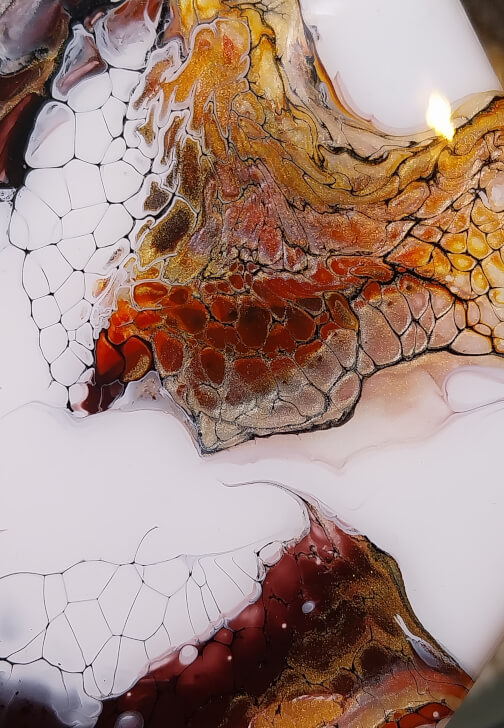 Fluid Art class in Ickenham with Kristina Cranfield Acrylic Creations