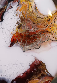 Autumn Acrylic Pouring Workshop - Golden Harvest Coasters