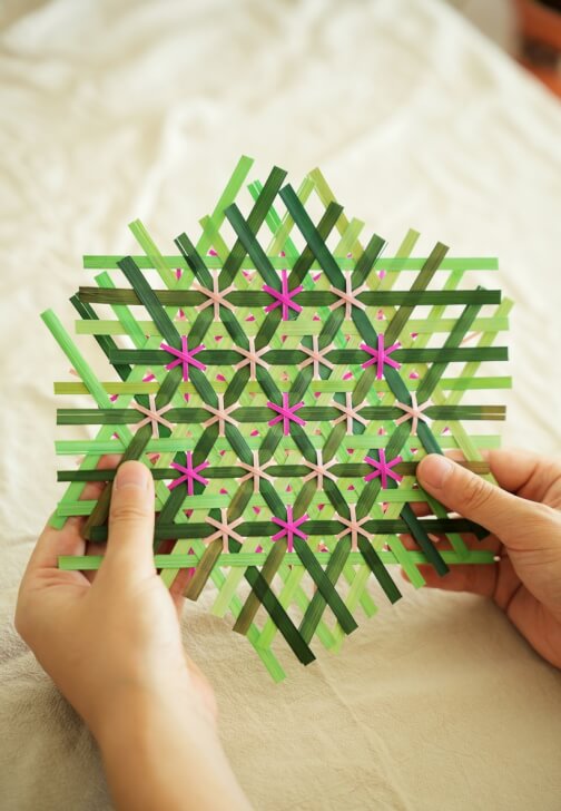 Photo from a textiles class in Fitzrovia