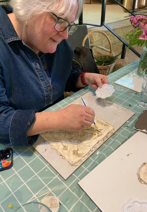 Bas-Relief Botanical Casting Workshop in Lechlade