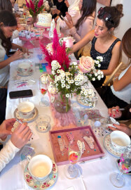 Bedazzling Workshop with Cake and Tea