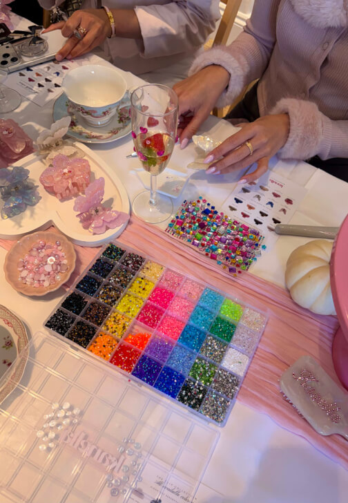 Bedazzling Workshop with Matcha