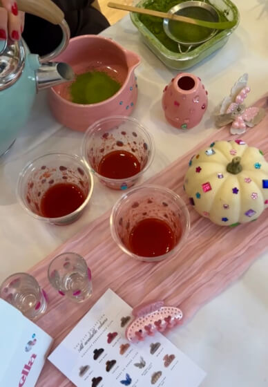 Bedazzling Workshop with Matcha