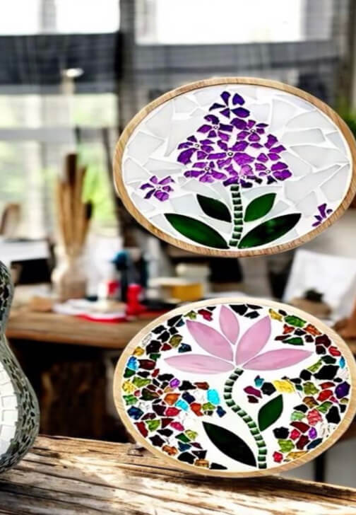 Glass and Mosaic class in Reading with Lajade