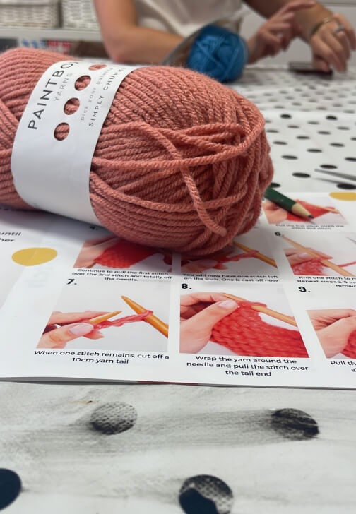 Textiles class in London with Tea and Crafting