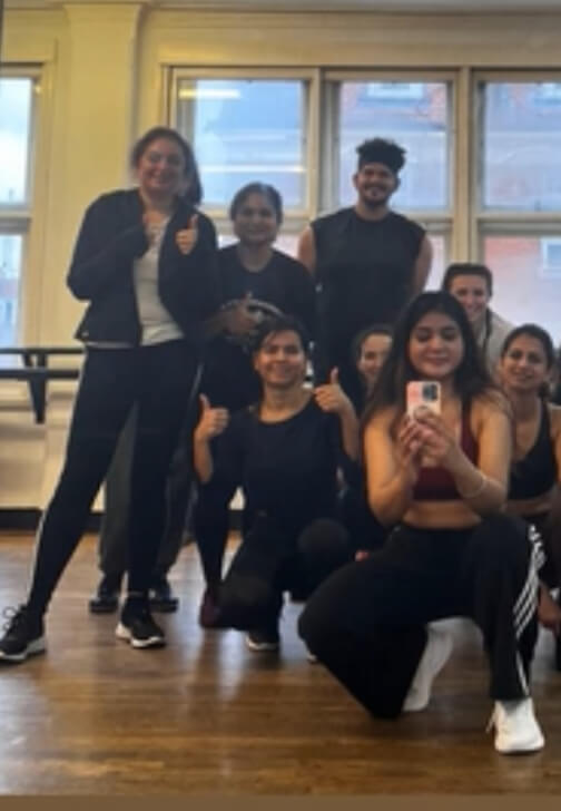 Photo from a dance class in Southwark