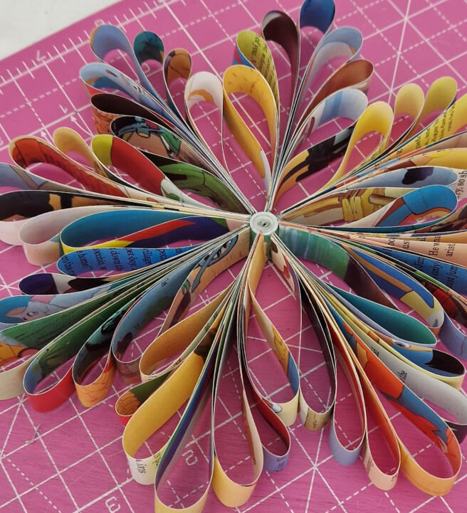 Photo from a paper Craft and Ink class in Harold Hill