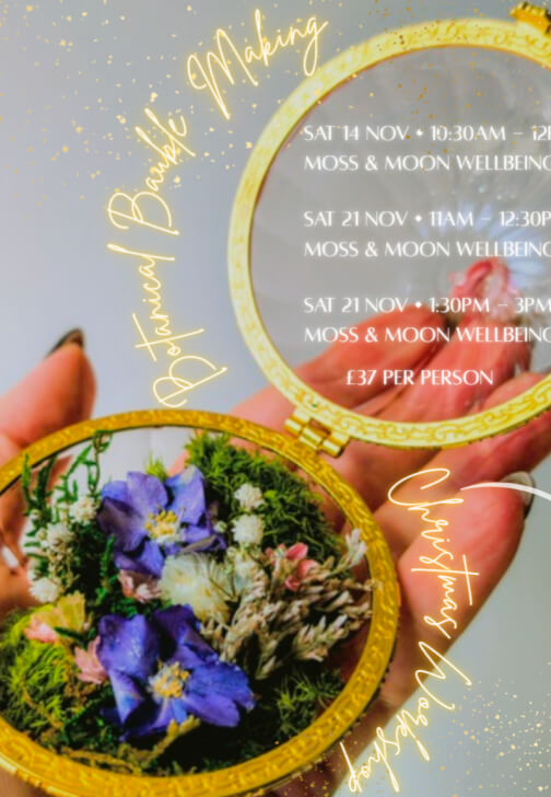 Floristry class in Ossett with Botanical Moonlight