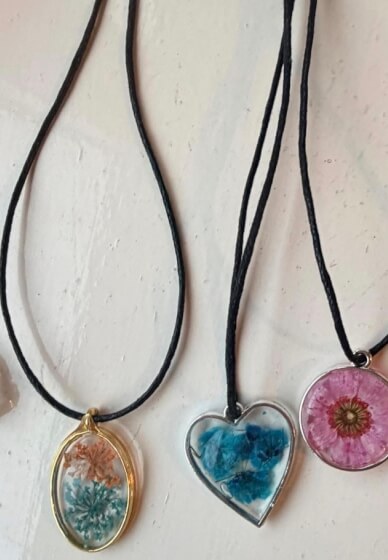 Botanical Silver and Resin Workshop