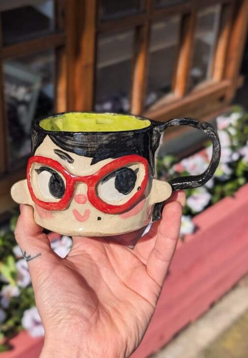 Photo from a pottery class in Bristol