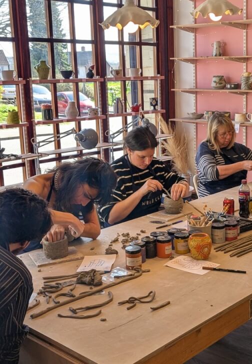 Pottery class in Bristol