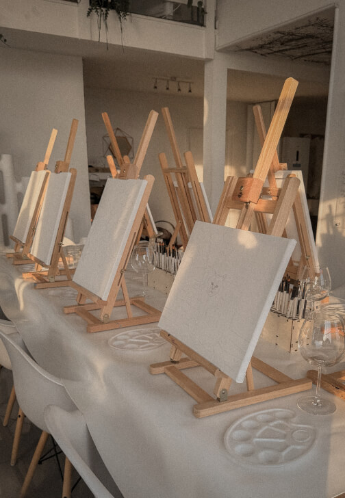 Photo from a painting class in Barnet