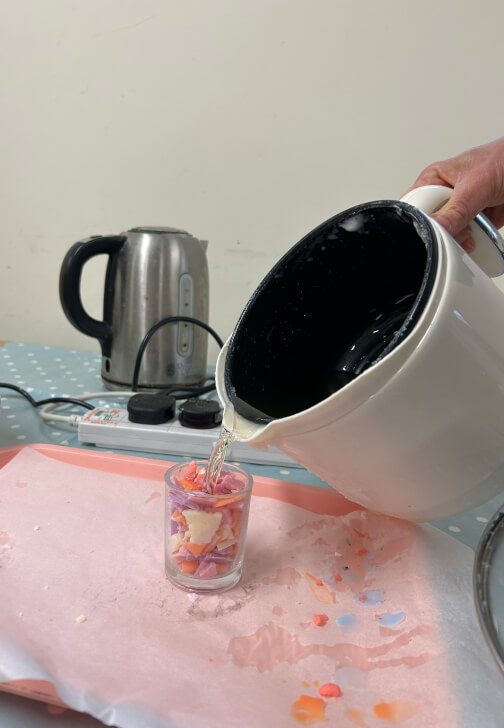 Candle Making Class Using Reclaimed Containers