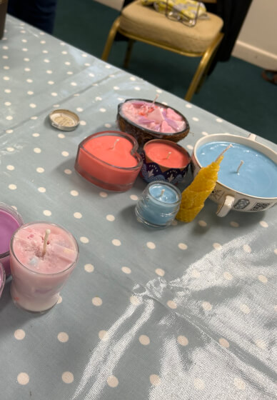 Candle Making Class Using Reclaimed Containers
