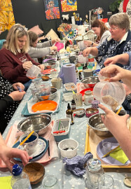 Candle Making Class Using Reclaimed Containers