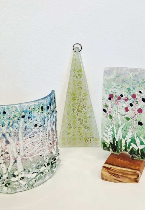 Photo from a glass and Mosaic class in Cragg Vale