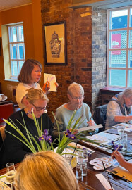 Card Making: Christmas Birds Watercolour Workshop