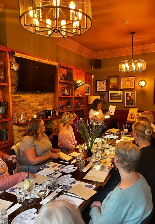 Painting class in Kings Cross, London