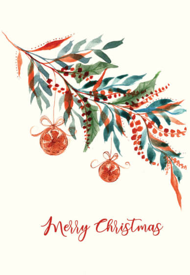 Card Making: Christmas Birds Watercolour Workshop