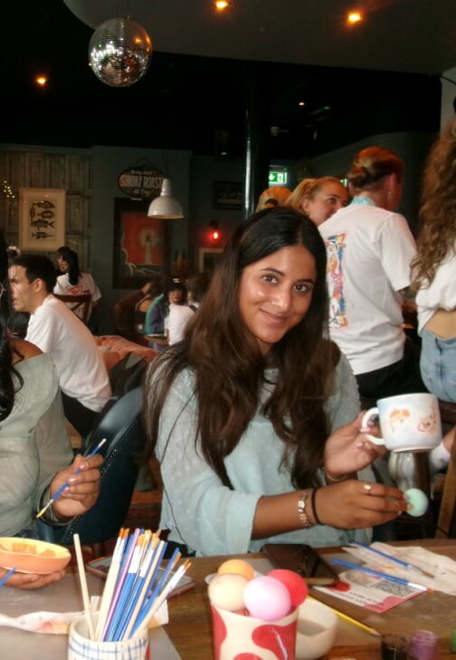 Painting class in Battersea