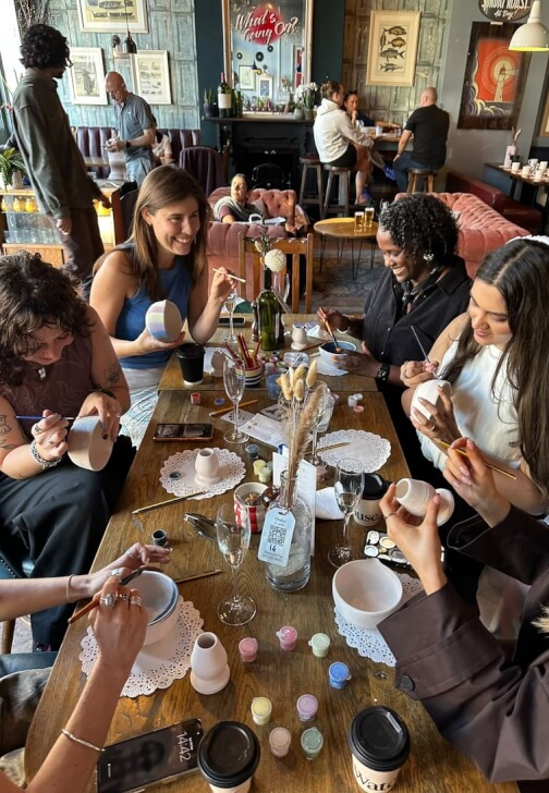 Photo from a painting class in Battersea